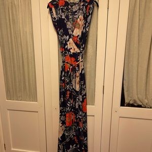 floral wrap dress